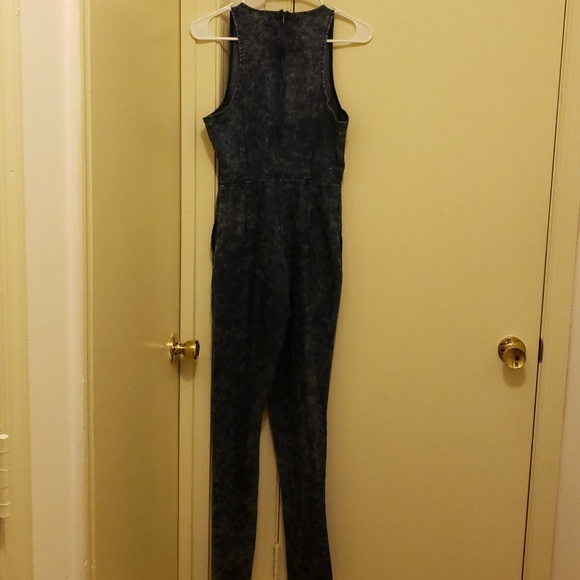 One piece denim jumpsuit - Picture 4 of 5